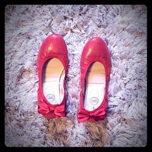 Adorable red shoes